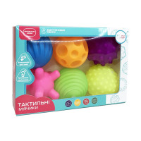 Набір тактильних м'ячиків "Яскраві" MGZ-0932 (MGZ-0932)