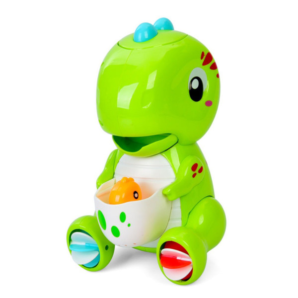 Дитяча іграшка для купання "Динозаврик" 9928-9929(Green) 21 см, водоспад, присоски (9928-9929(Green))