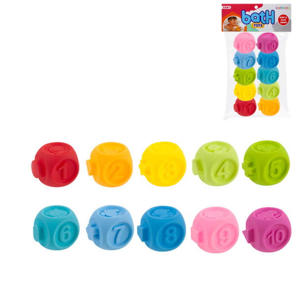 Набір іграшок для ванної конструктор 88-53 текстурні фігури (88-53)