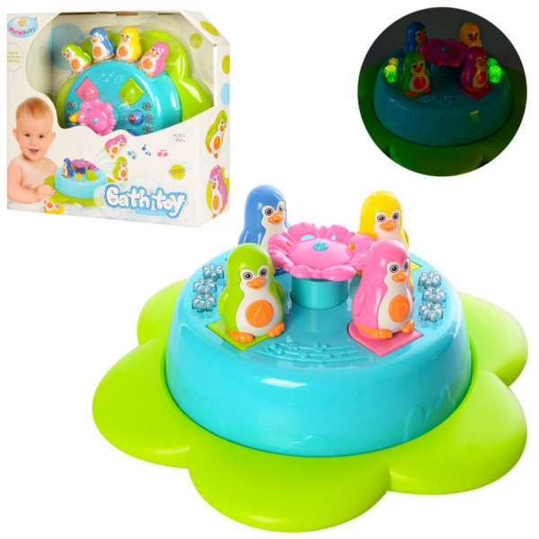 Музыкальная игрушка для ванной, с подсветкой "Фонтанчик" CS009