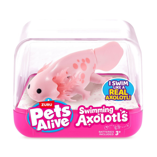 Інтерактивна іграшка Аксолотль Pets & Robo Alive 9556A, рожевий (9556A)