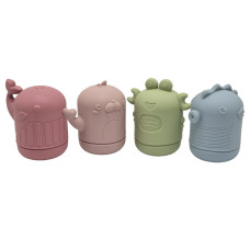 Набір силіконових іграшок для купання "Морські мешканці" MGZ-0927, 4 штуки (MGZ-0927)