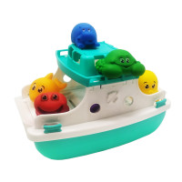 Набір для ванної "Паром" ТехноК 7938TXK, 6 тварин Бірюзовий (7938TXK(Turquoise))