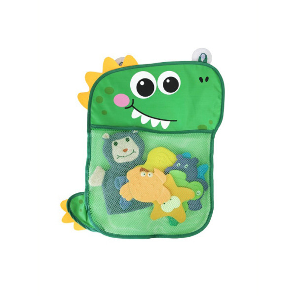 Органайзер для іграшок у ванну "Динозавр" MGZ-0928 зелений (MGZ-0928)