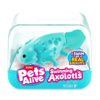 Інтерактивна іграшка Аксолотль Pets & Robo Alive 9556B, бірюзовий (9556B)