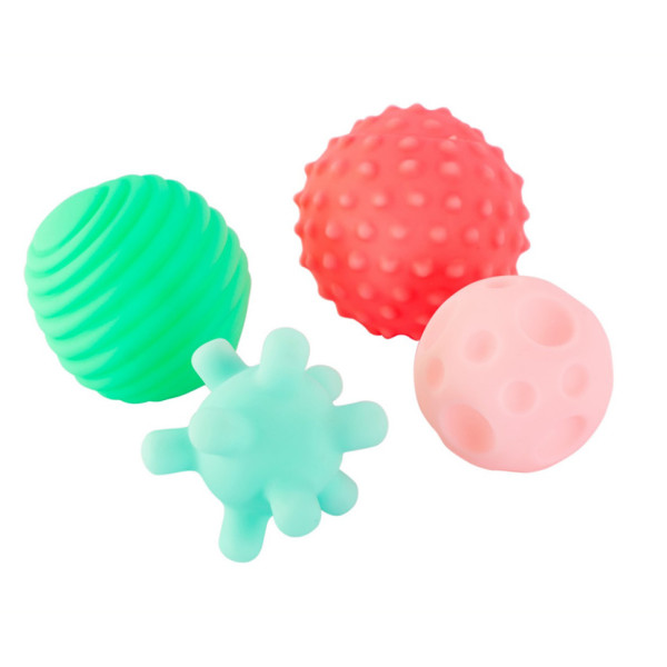 Дитячий набір іграшок для ванної "М'ячики" 9024 у наборі 4 штуки (9024)