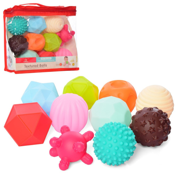 Дитяча іграшка для купання "М'ячики" 19012, 10 штук (19012K)