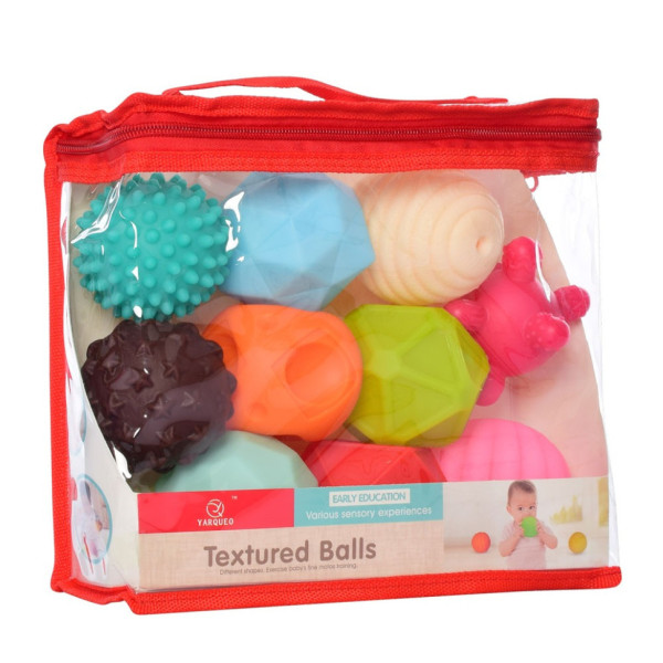 Дитяча іграшка для купання "М'ячики" 19012, 10 штук (19012K)