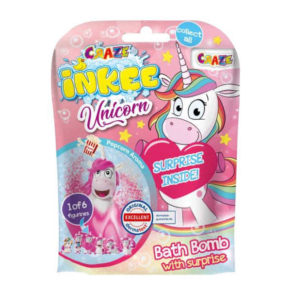 Ароматна бомбочка для ванни Милі одноріжки Inkee 18378 з іграшкою (18378)