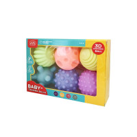 Набір тактильних розвивальних м'ячиків MGZ-0926 з пищалкою (MGZ-0926)