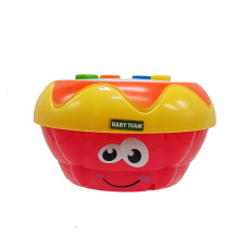 Дитяча музична іграшка "Барабан" 8643(Red) світлові та звукові ефекти (8643(Red))