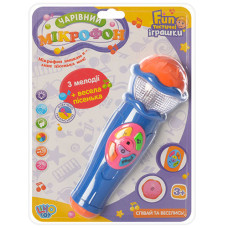 Дитячий розвиваючий мікрофон 7043  укр. мовою  Синій (7043UA(Blue))