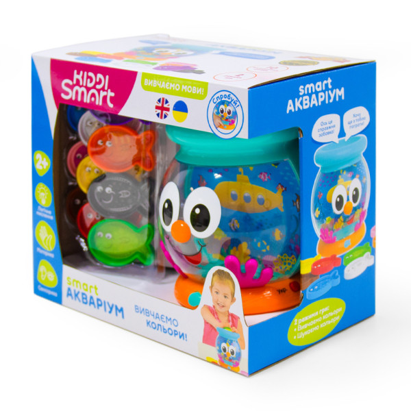 Інтерактивна навчальна іграшка Smart-Акваріум KIDDI SMART 207659 українська та англійська (207659)