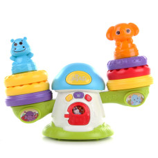 Музична розвиваюча іграшка Терези QF366-043 зі світловими ефектами  Синій (QF366-043(Blue))