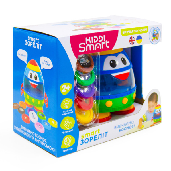 Інтерактивна навчальна іграшка Smart-Зореліт KIDDI SMART 344675 українська та англійська (344675)