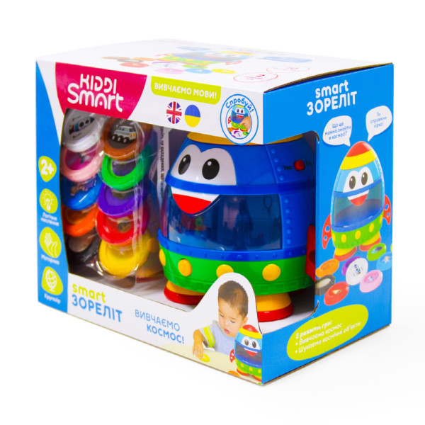 Інтерактивна навчальна іграшка Smart-Зореліт KIDDI SMART 344675 українська та англійська (344675)