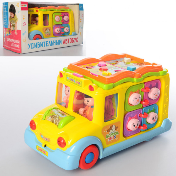 Дитяча розвиваюча Машинка мультибокс RT8808 зі звуком і світлом