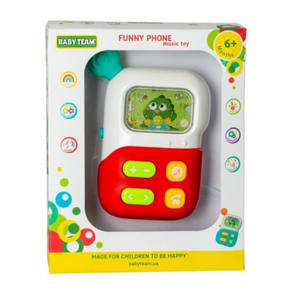 Дитяча музична іграшка "Веселий телефон" 8655 (8655(Red))