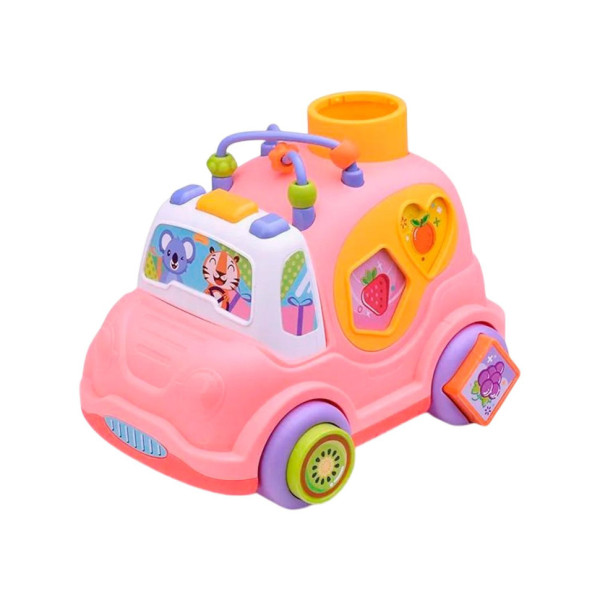Детская развивающая игрушка "Машинка-сортер" HE0548 музыка, свет, 24 см(HE0548)