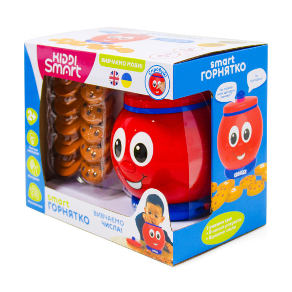 Інтерактивна навчальна іграшка Smart-Горнятко KIDDI SMART 524800 українська та англійська (524800)