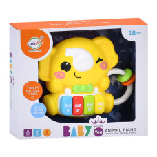 Дитяче піаніно "Слоник" 503-22 звуки тварин 15 см, музика (503-22)