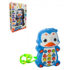 Дитячий розвиваючий телефон 7614 (укр.) з проектором  7614-1 (Пінгвін) (7614-1)