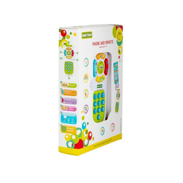 Дитяча музична іграшка 2 в 1 "Телефон та пульт" 8652 (8652)