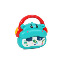 Дитяче піаніно "Бегемот" FT0056C 12 см, навчальне, музика, звук  (FT0056C)