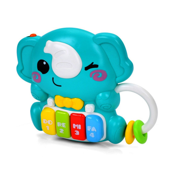 Дитяче піаніно "Слоник" 503-20 звуки тварин 15 см, музика (503-20)