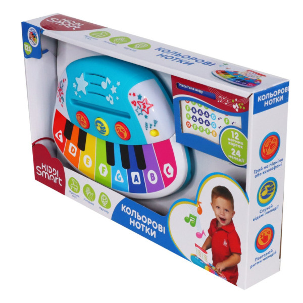 Дитяча музична іграшка "Кольорові ноти" KIDDI SMART 4514T-KS (4514T-KS)