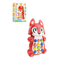 Дитячий розвиваючий телефон 7614 (укр.) з проектором  7614-4 (Котик) (7614-4)