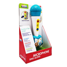 Дитячий іграшковий мікрофон 846BS зі світлом та звуком (846BS)