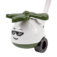 Дитяча іграшка-каталка Вертоліт 9420TXK у сітці Зелений (9420TXK(Green))