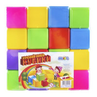 Дитячі пластикові кубики 05063, в наборі 16 штук (05063)