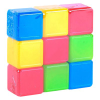 Дитячі пластикові кубики 05061, в наборі 9 штук (05061)