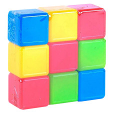 Дитячі пластикові кубики 05061, в наборі 9 штук (05061)