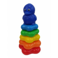 Дитяча розвиваюча пірамідка Colorplast 1-082, 6 секцій (1-082)