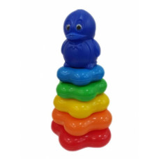 Дитяча розвиваюча пірамідка Colorplast 1-082, 6 секцій (1-082)