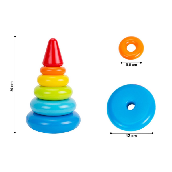 Детская развивающая игрушка "Пирамидка" ТехноК 6863TXK(6863TXK)