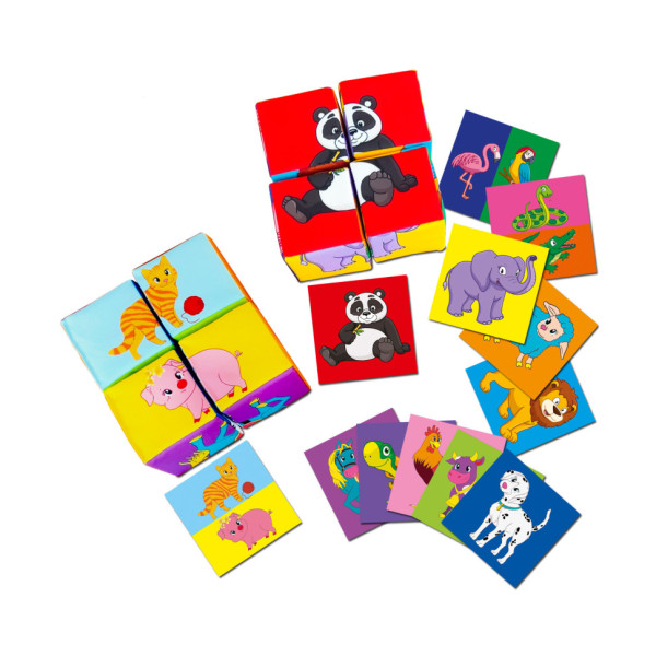 Набір м'яких кубиків "Розумні кубики" Macik МС 090501-06 (MC 090501-06)