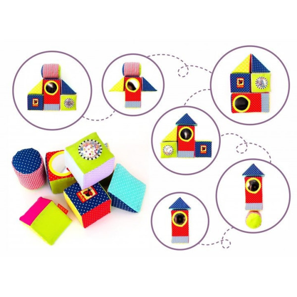 Набір кубиків "Мякий конструктор" МС 090602-01