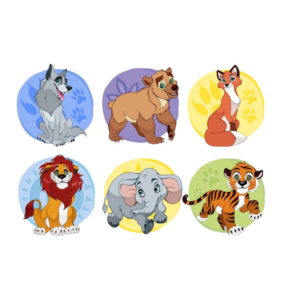 Розвиваючі кубики "Дикі тварини" ТехноК 1820TXK (1820TXK)