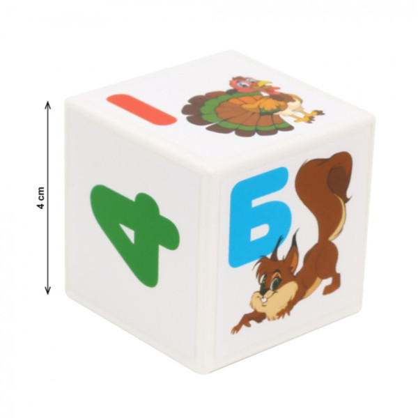 Дитячий розвиваючий набір кубиків "Абетка + Арифметика" 2728TXK 24 кубики (2728TXK)