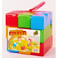 Ігровий набір кольорових кубиків 09064, 27 шт
