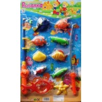 Детский игровой набор рыбалка M 0041 с рыбками