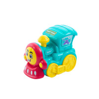 Детская игрушечная машинка "Паровозик" 8620_паровозик_бірюзовий(8620_паровозик_бірюзовий)
