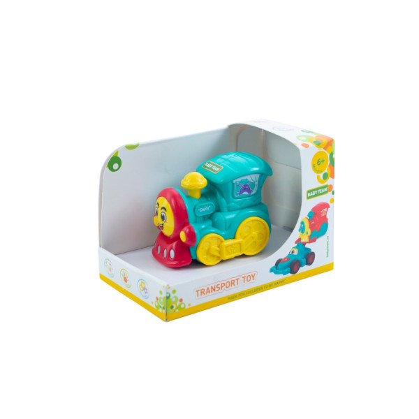 Дитяча іграшкова машинка "Паровозик" 8620_паровозик_бірюзовий (8620_паровозик_бірюзовий)