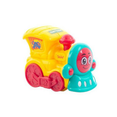 Дитяча іграшкова машинка "Паровозик" 8620_паровозик_жовтий (8620_паровозик_жовтий)