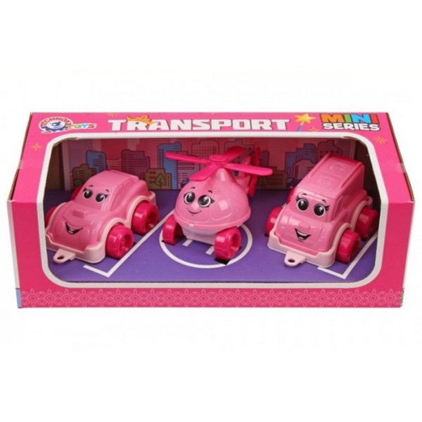 Дитячий іграшковий набір "Транспорт Міні" 8003TXK у наборі 3 штуки (8003TXK)