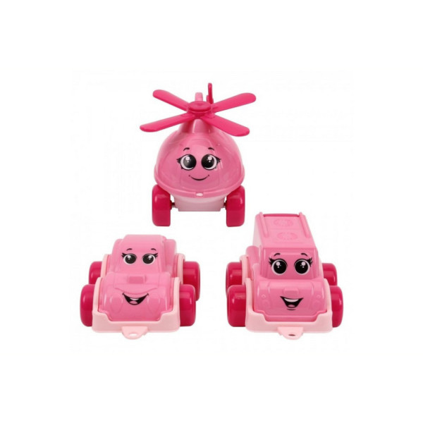 Дитячий іграшковий набір "Транспорт Міні" 8003TXK у наборі 3 штуки (8003TXK)